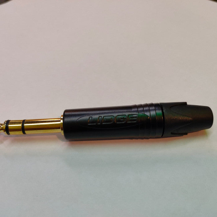 Lidge TRS Stereo Male Jack Gold Cable Connector