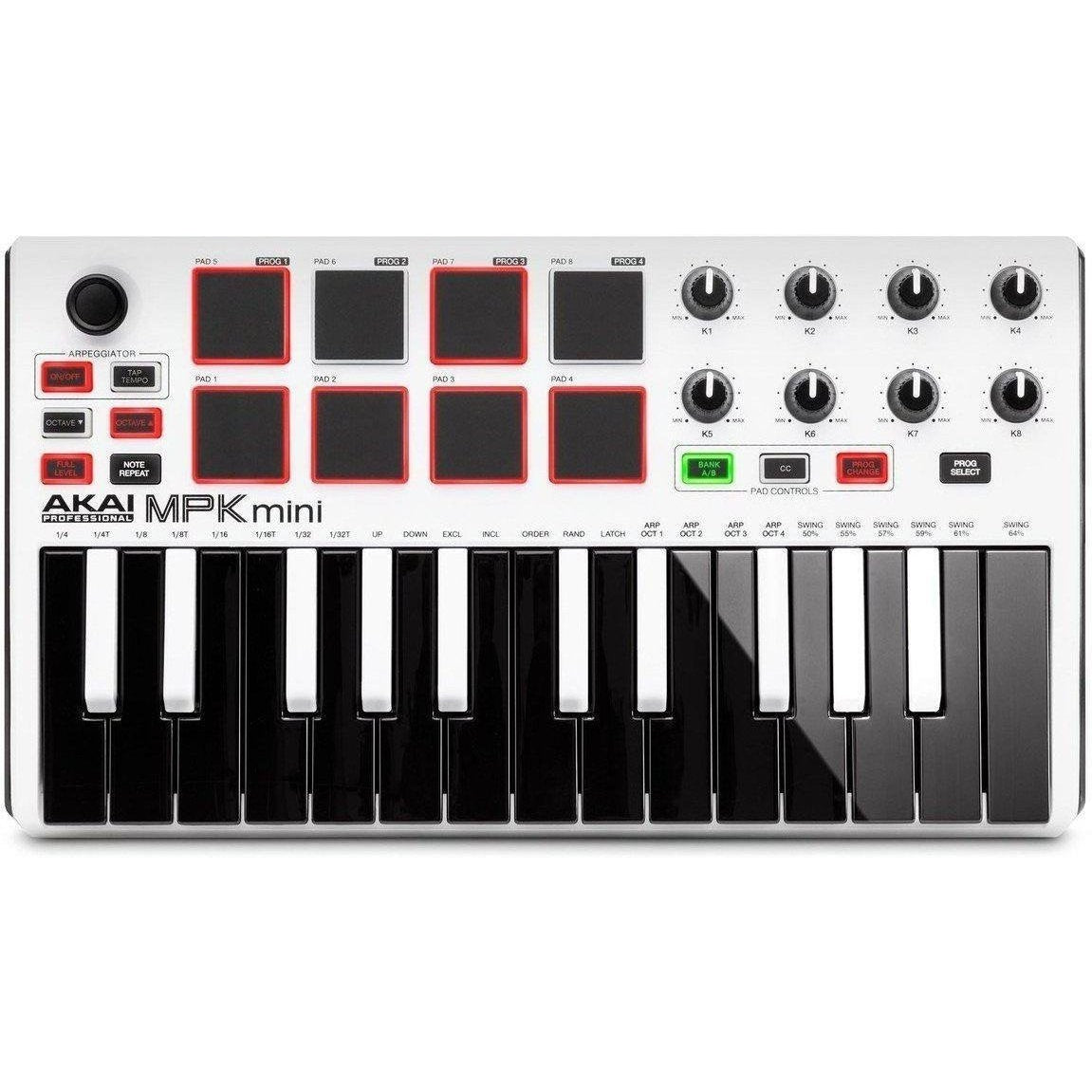 Akai MPK Mini MK2-White Limited Edition