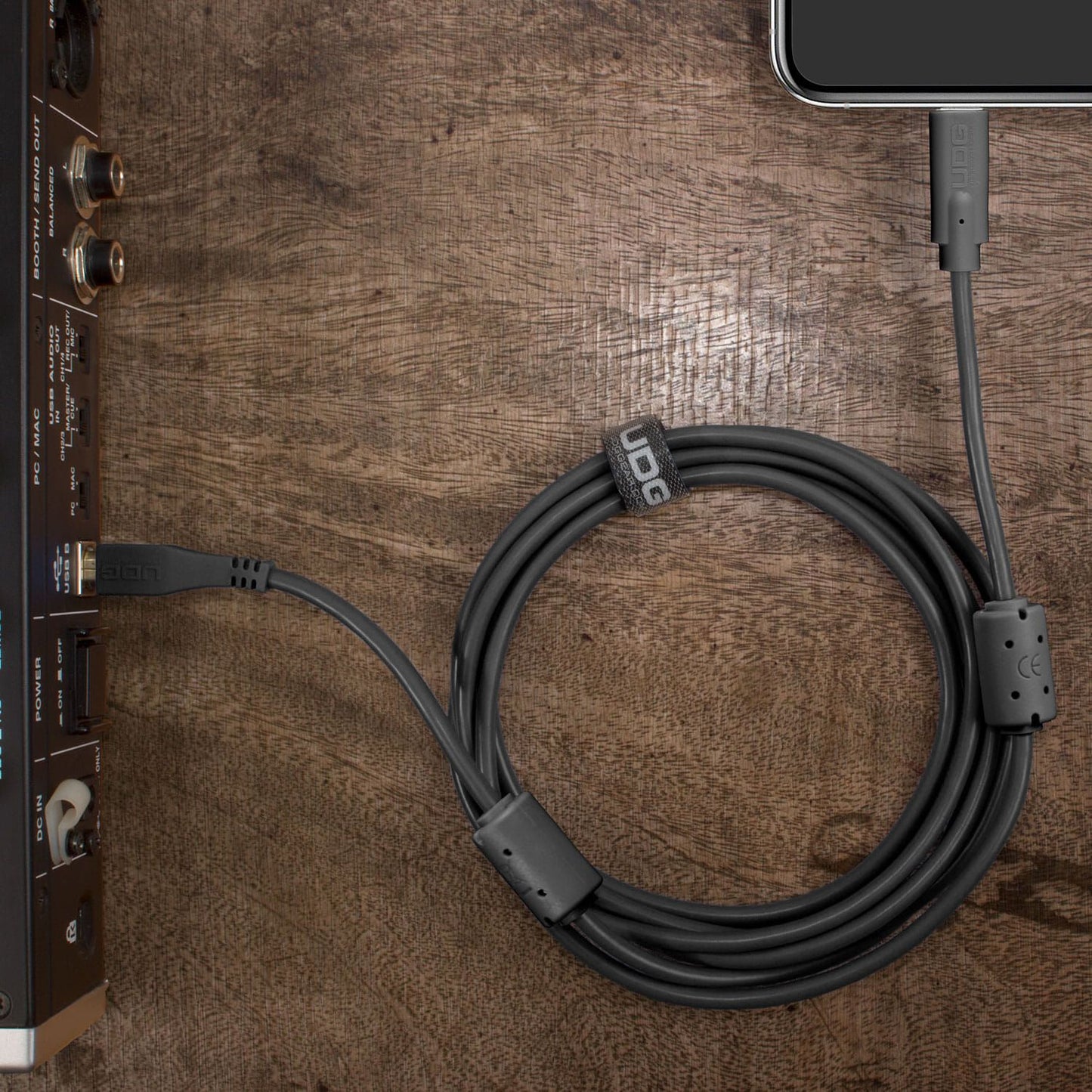 UDG Ultimate USB Cable 2.0 C-B Black Straight