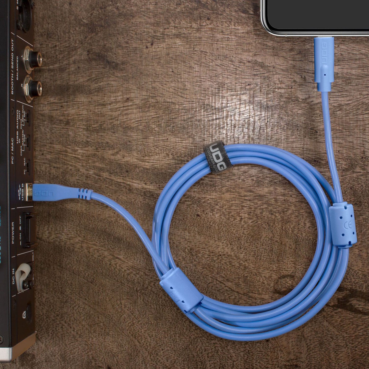 UDG Ultimate USB Cable 2.0 C-B Blue Straight