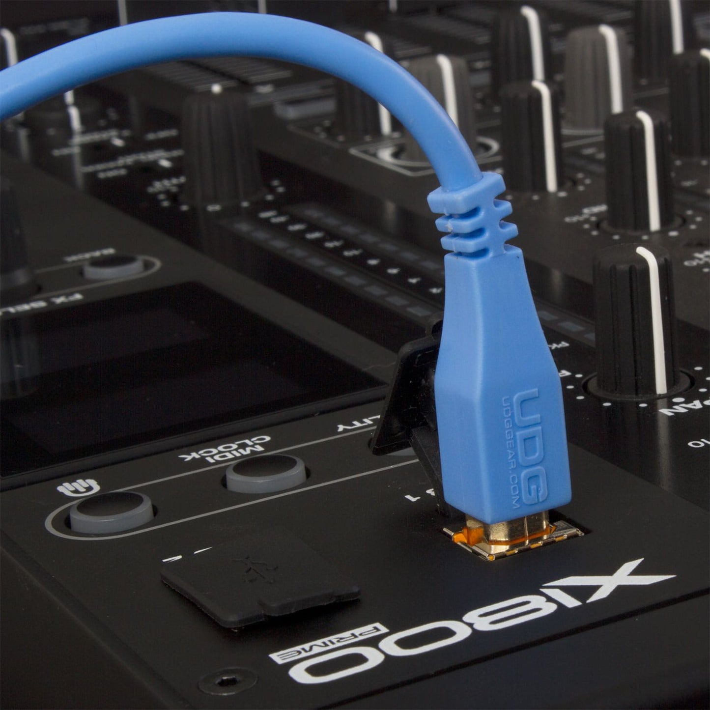 UDG Ultimate USB Cable 2.0 C-B Blue Straight
