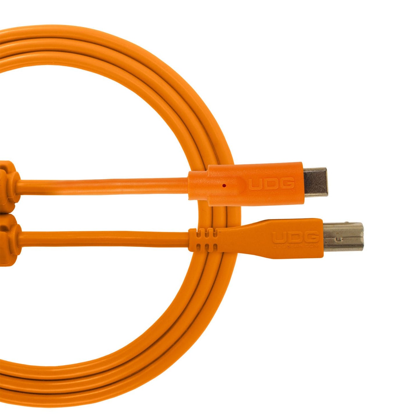 UDG Ultimate USB Cable 2.0 C-B Orange Straight
