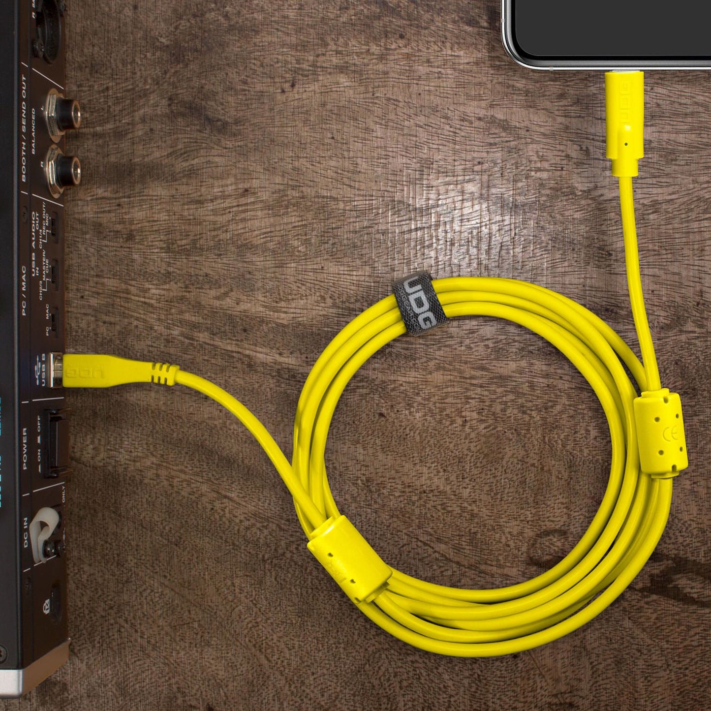 UDG Ultimate USB Cable 2.0 C-B Yellow Straight