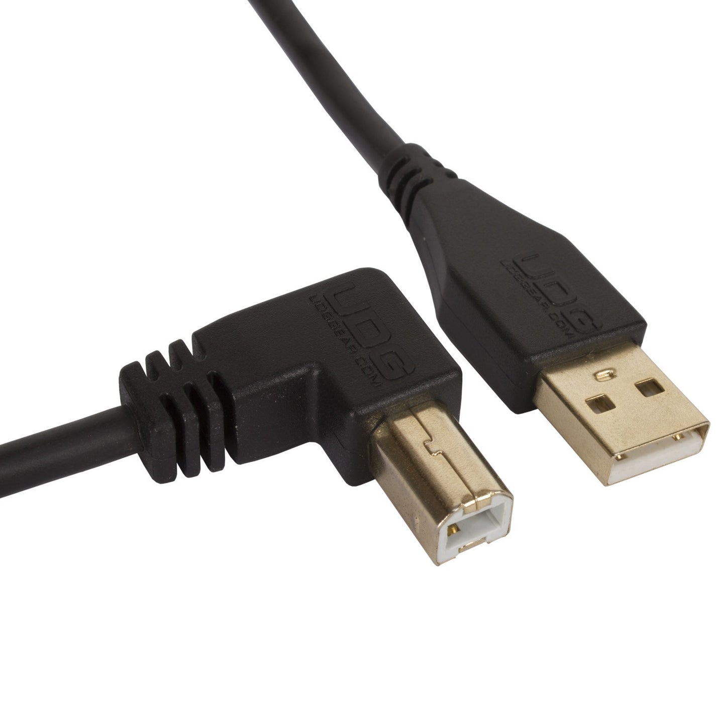 UDG Ultimate USB Cable 2.0 A-B Black Angled