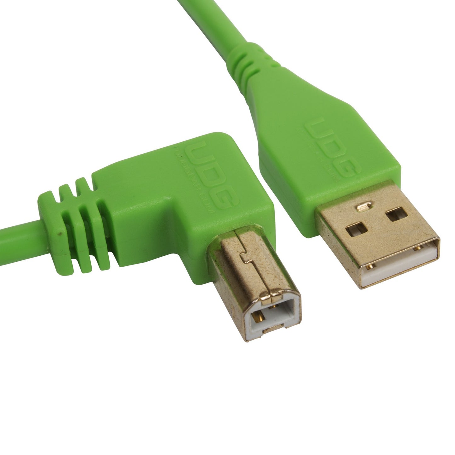 UDG Ultimate USB Cable 2.0 A-B Green Angled