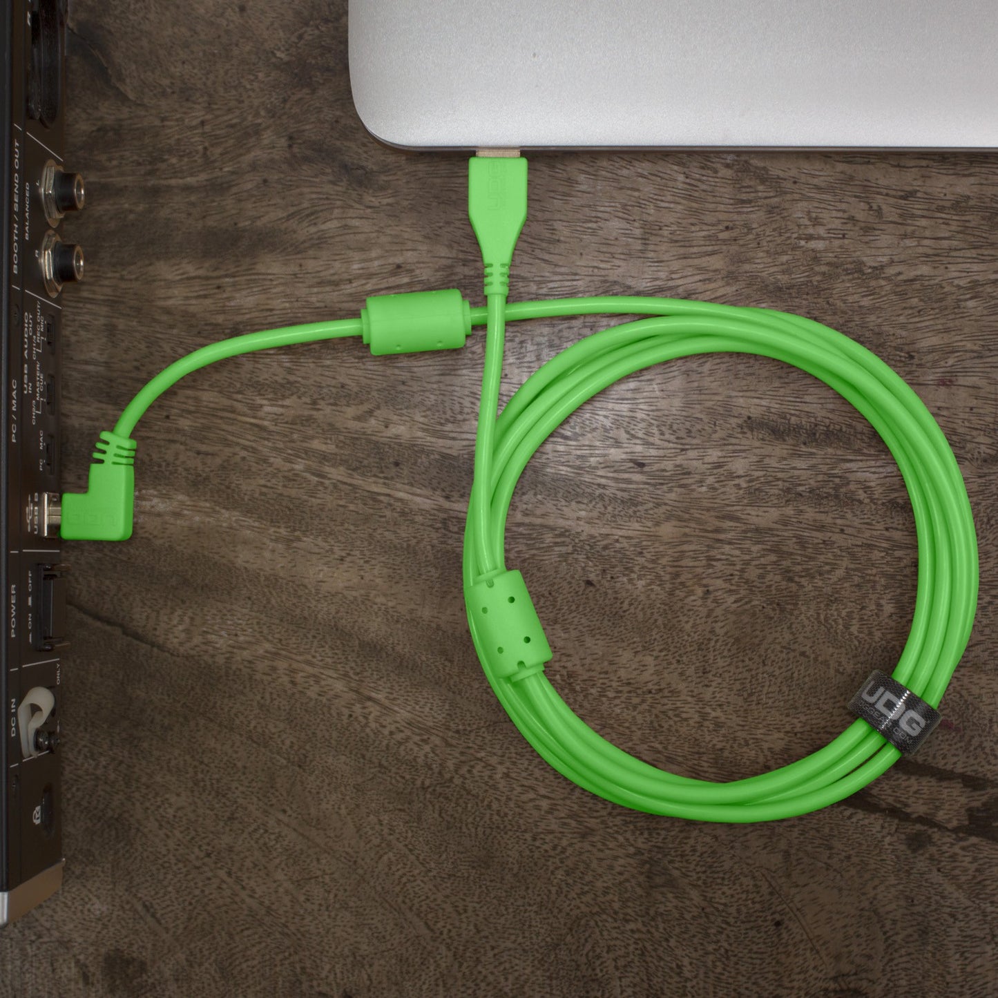 UDG Ultimate USB Cable 2.0 A-B Green Angled