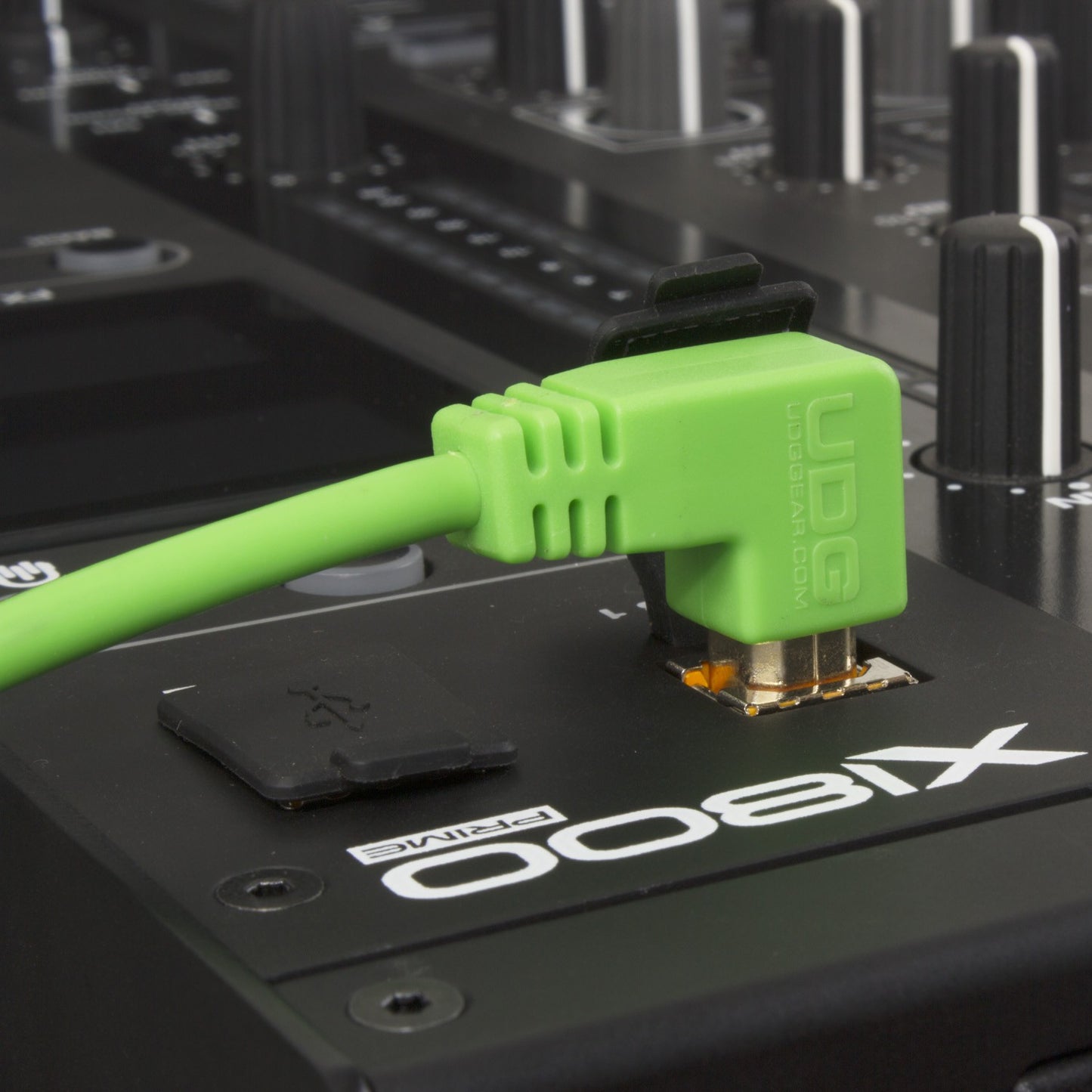 UDG Ultimate USB Cable 2.0 A-B Green Angled