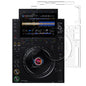 Top DJ Skin Pioneer DJ CDJ-3000X Protective Overlay