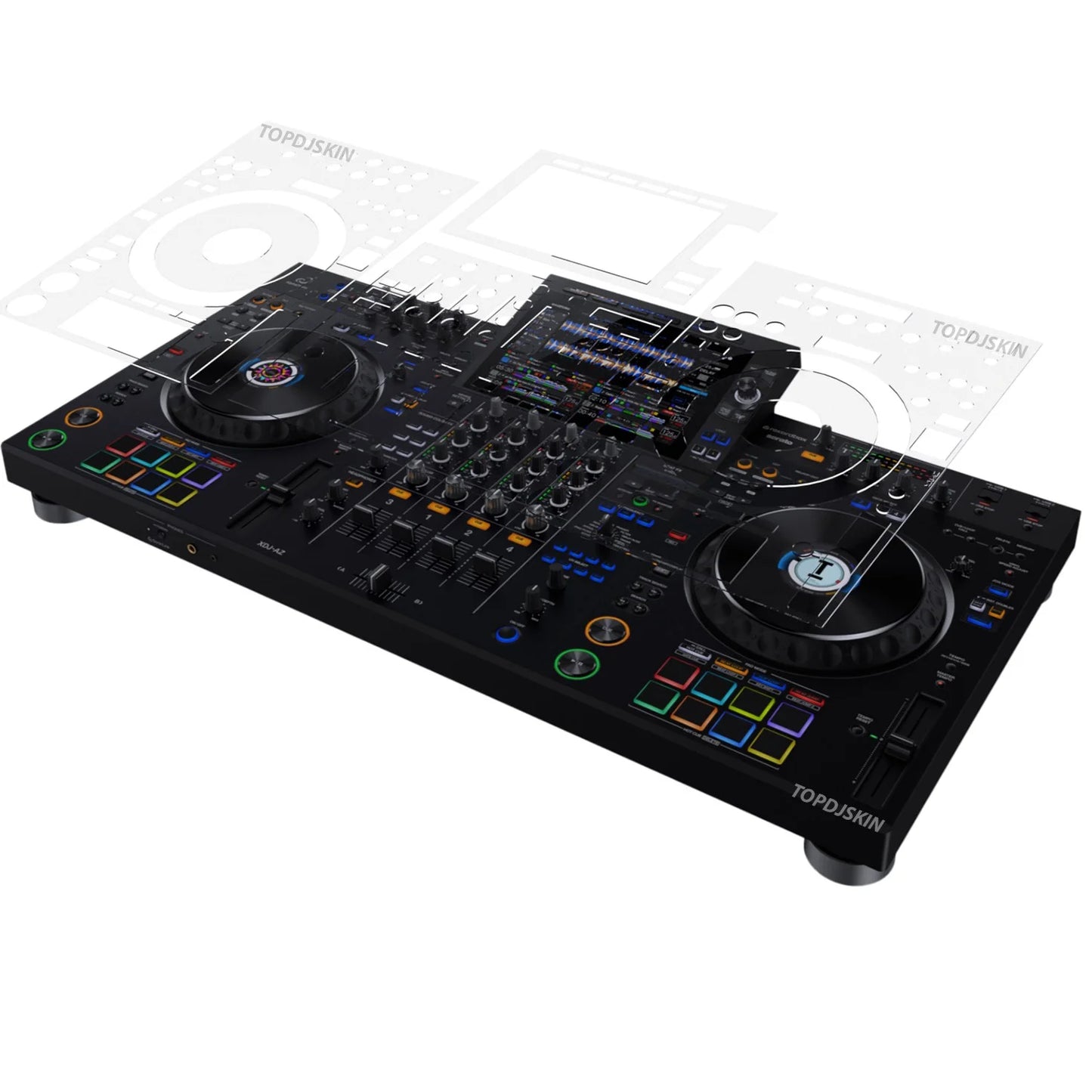 Top DJ Skin AlphaTheta DJ XDJ-AZ Protective Overlay