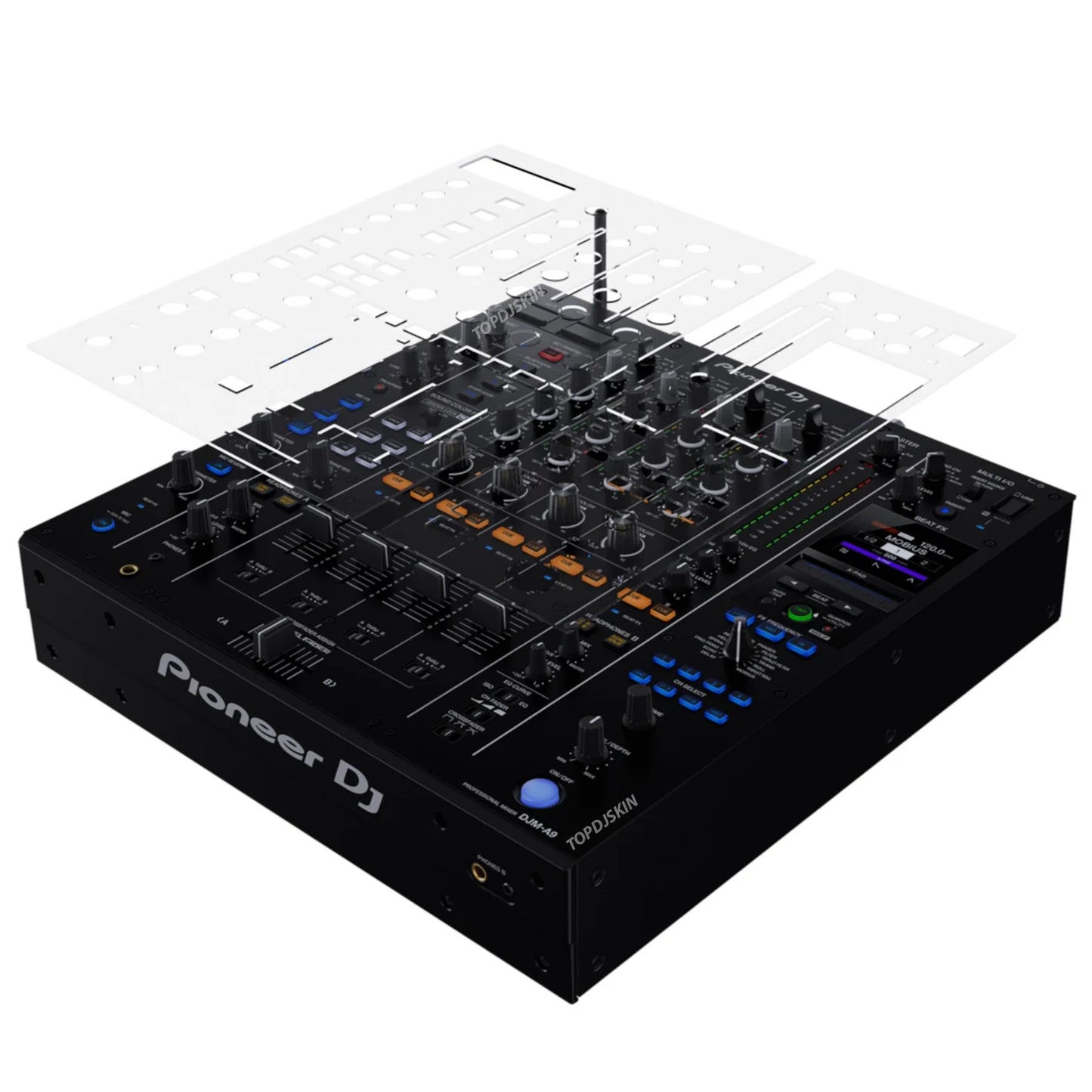 Top DJ Skin Pioneer DJ DJM-A9 Protective Overlay