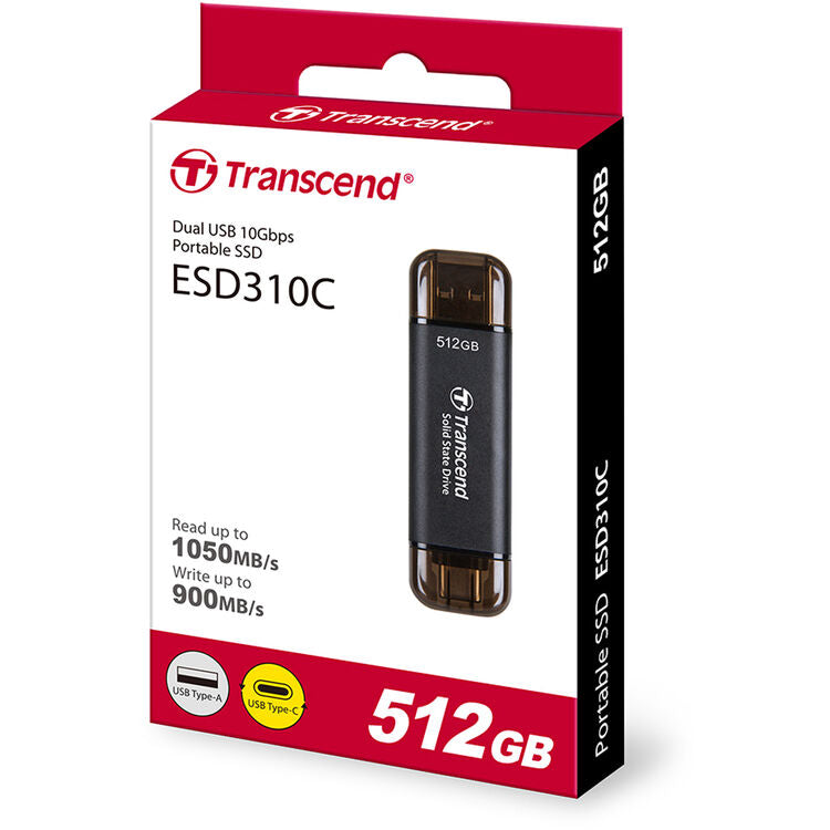 Transcend ESD310 USB-C/A 3.2 Portable SSD Flashdisk