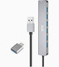 NYK 7 Port USB 3.0 Hub w/ 1m Cable & OTG Type-C