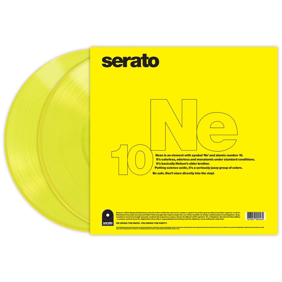 Serato Neon Series Official Control Vinyl (Pair) 12" (Used)