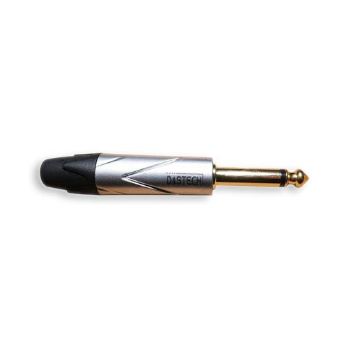 Dastech TS Mono Male Jack Gold Cable Connector