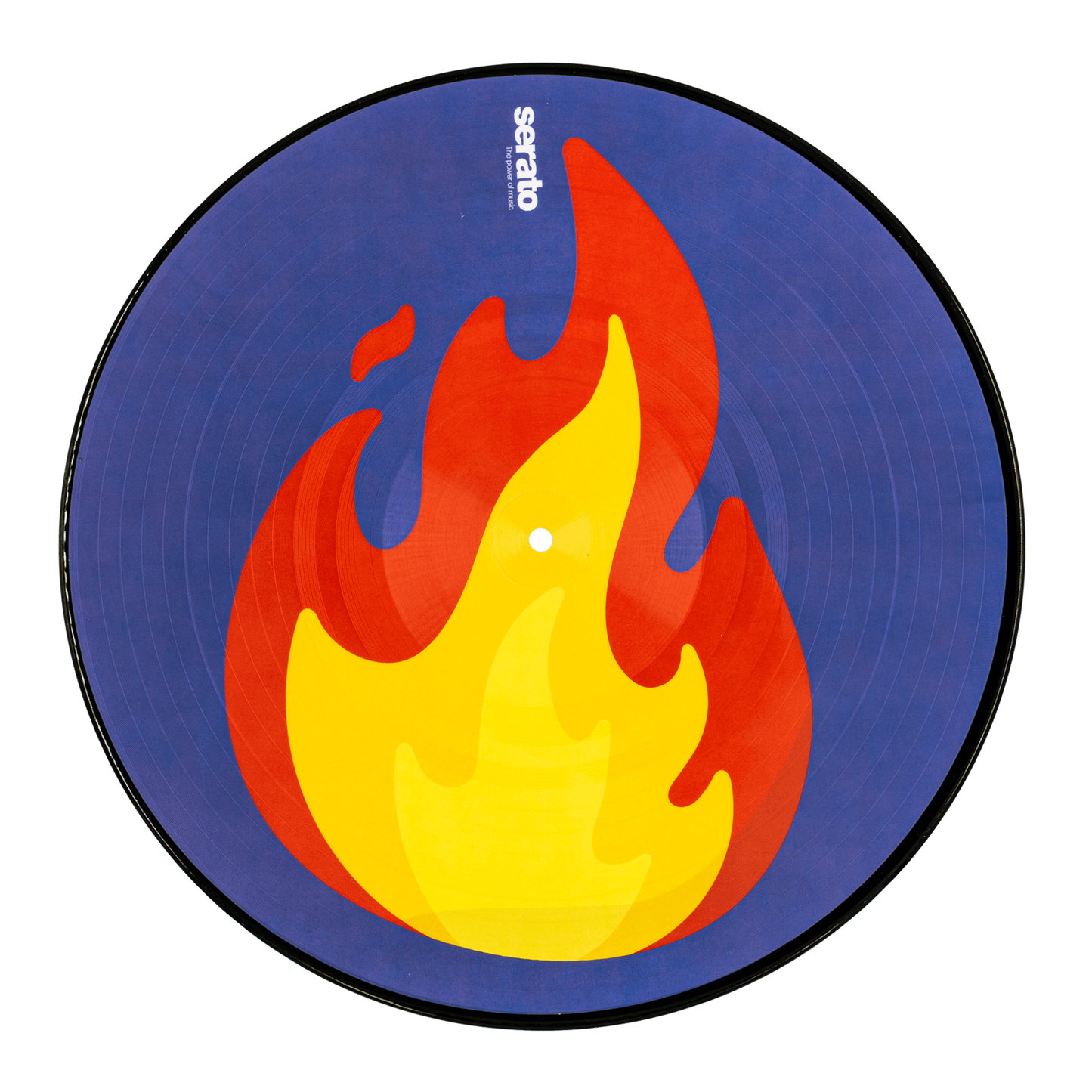 Serato Emoji Series #2 Flame/Record Control Vinyl (Pair) 12"