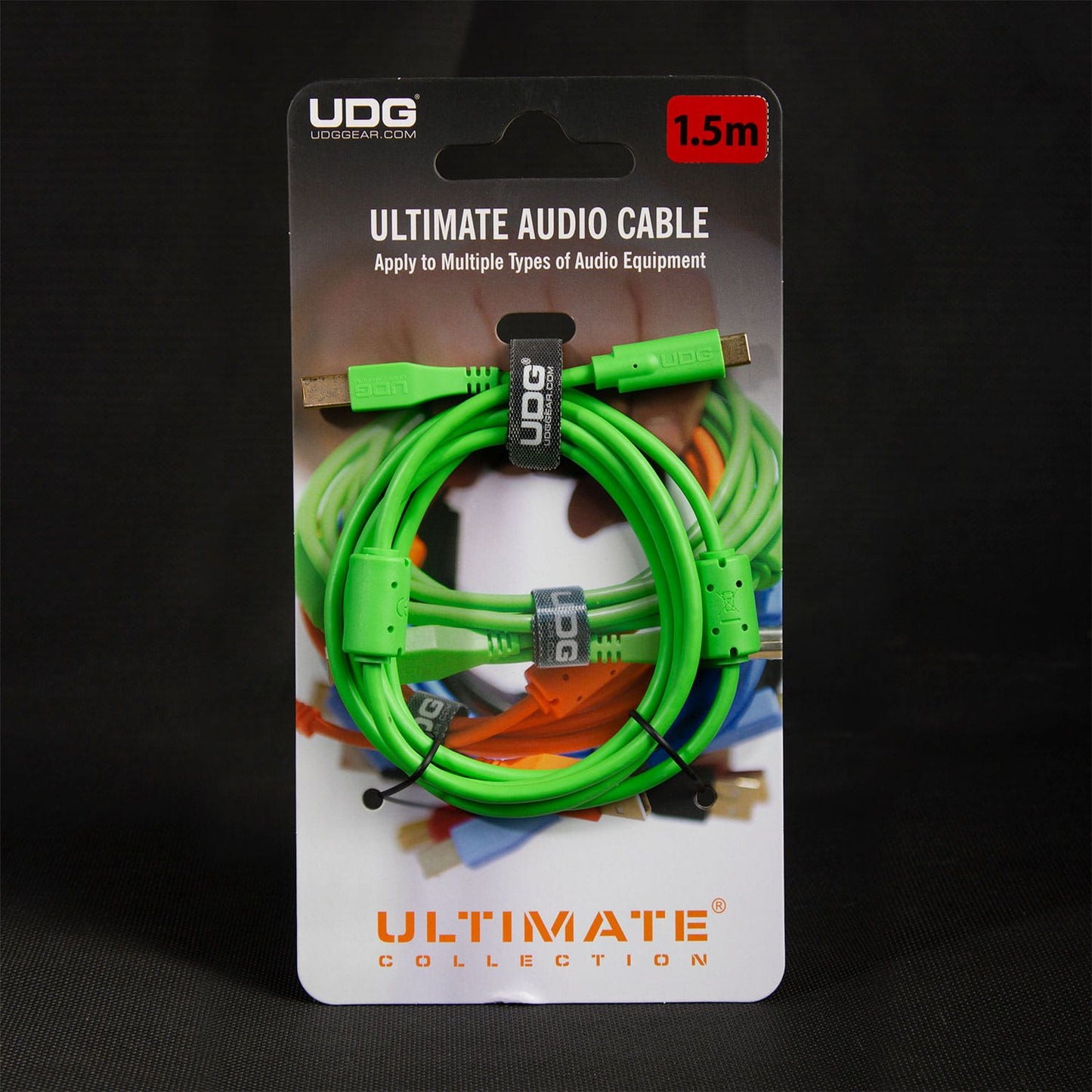 UDG Ultimate USB Cable 2.0 C-B Green Straight