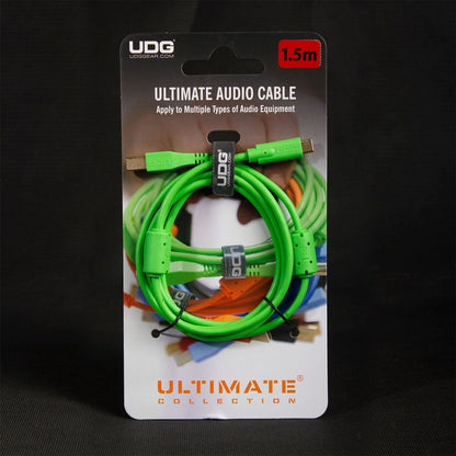 UDG Ultimate USB Cable 2.0 C-B Green Straight