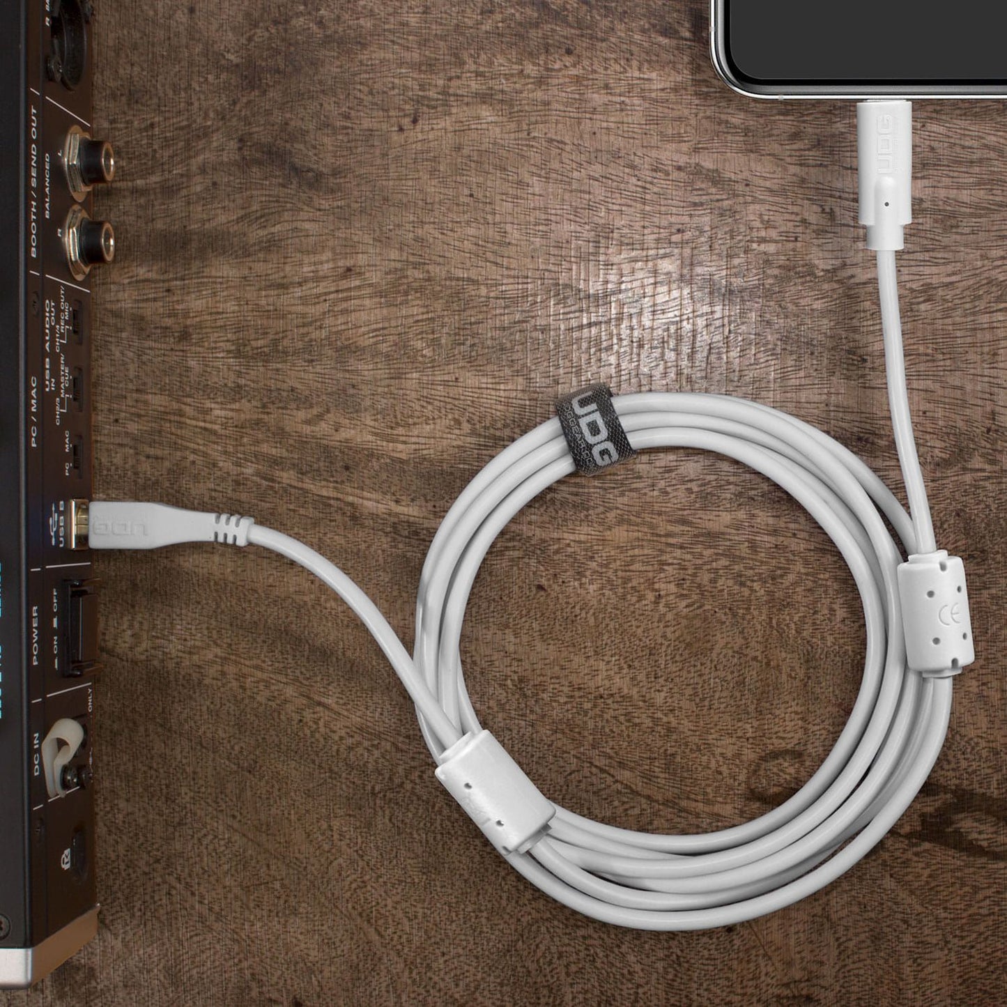 UDG Ultimate USB Cable 2.0 C-B White Straight