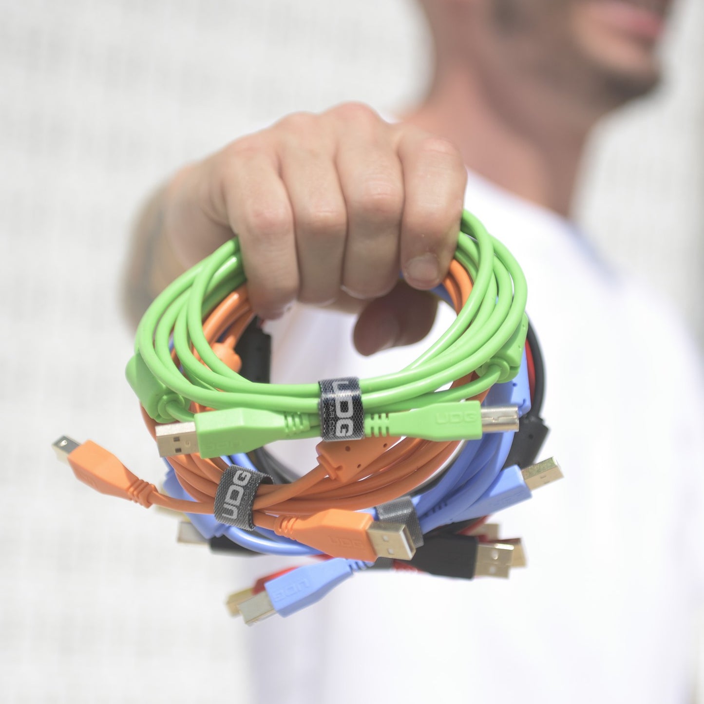 UDG Ultimate USB Cable 2.0 A-B Orange Angled