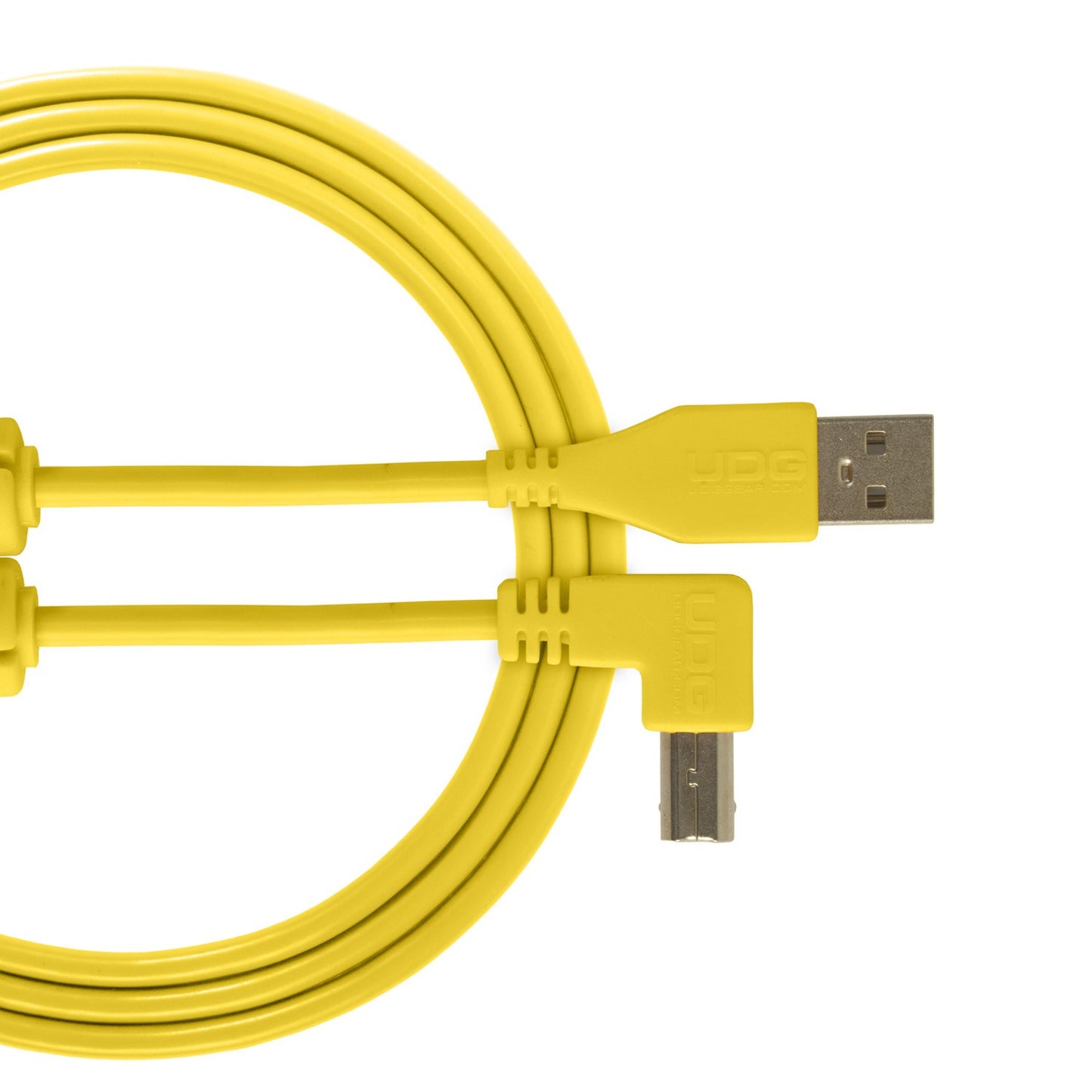 UDG Ultimate USB Cable 2.0 A-B Yellow Angled
