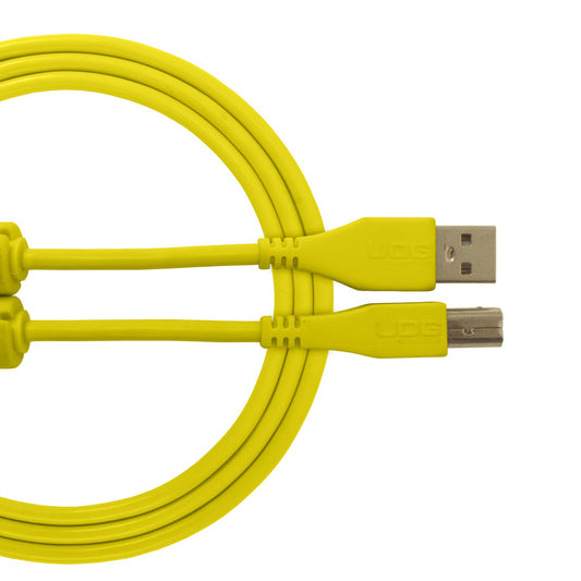 UDG Ultimate USB Cable 2.0 A-B Yellow Straight